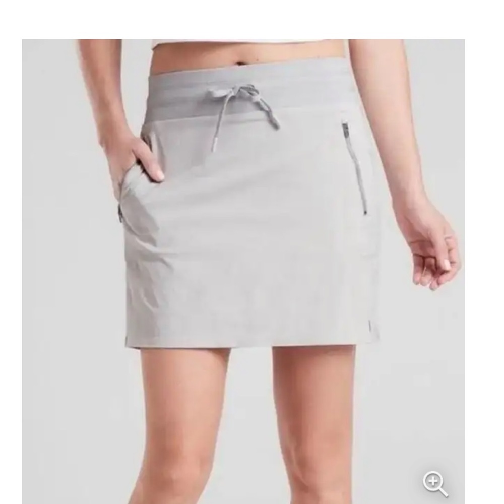 Athleta Trekkie North Skort Skirt In Galactic Gray Size 10